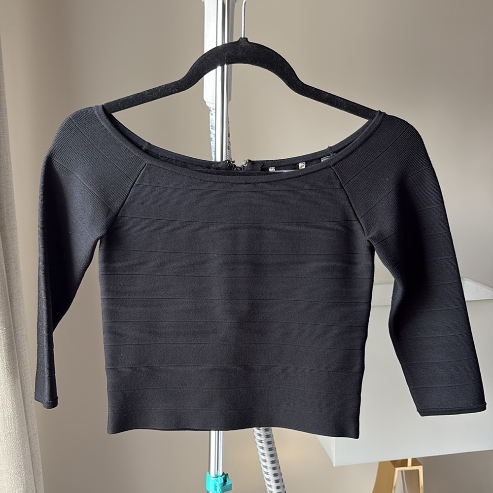 Cropped Off the Shoulder Top